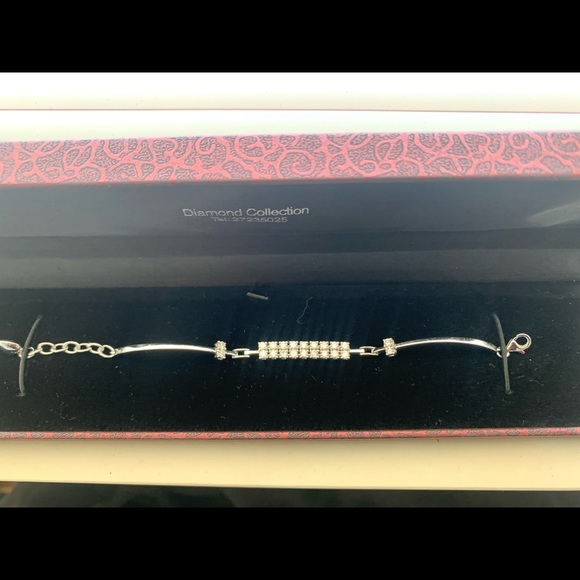 18k white gold Diamond bracelet - Picture 10 of 10